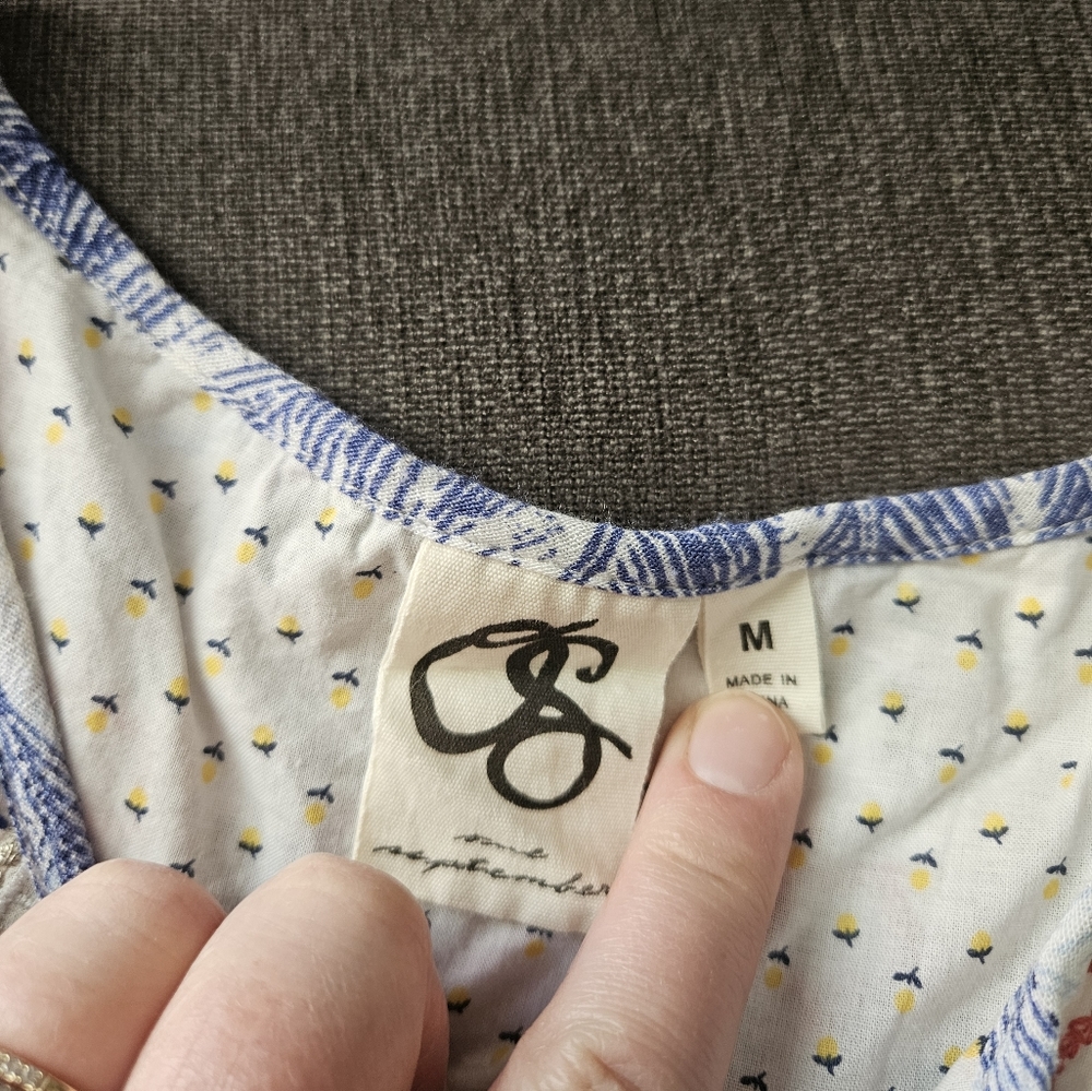 Anthropologie embroidered top - Picture 2 of 4
